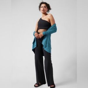 Athleta | Elation Wide Leg Long Pant Spandex Size Large Tall